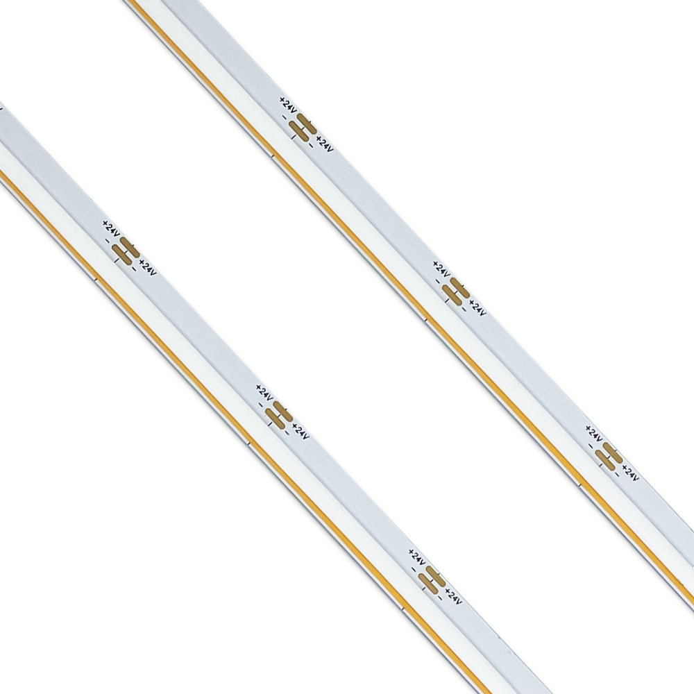 DC24V 0.31in Wide 16.4Ft 2400Chips White Side Emitting Flexible COB LED Tape Light DC24V 0.31in Wide 16.4Ft 2400Chips White Side Emitting Flexible COB LED Tape Light
